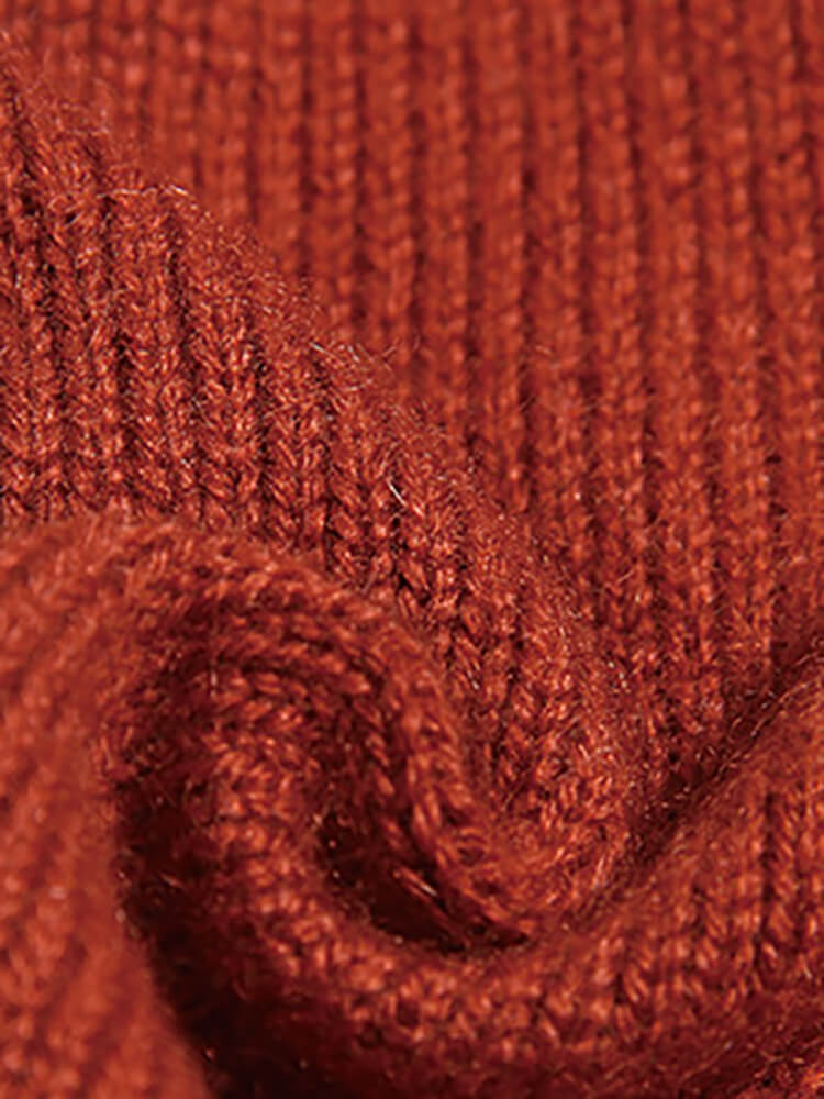 Girls Floral Embroidery Button-Front Cashmere Cardigan Sweater